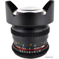 Объектив Samyang 14mm T3.1 ED AS IF UMC VDSLR для Canon EF