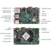 Одноплатный компьютер Radxa Rock 4B+ 4GB/32GB