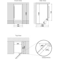 Винный шкаф Dunavox DAUF-32.83B