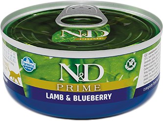 

Консервированный корм для кошек Farmina N&D Prime Lamb & Blueberry (с ягненком и черникой) 70 г