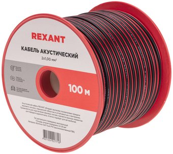 Rexant 01-6105-3 (100 м, красный/черный)