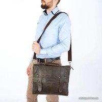 Мужская сумка Poshete 253-01256-26-DBW (коричневый)