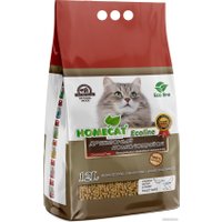 Наполнитель для туалета Homecat Ecoline Древесный 71023 (12 л)