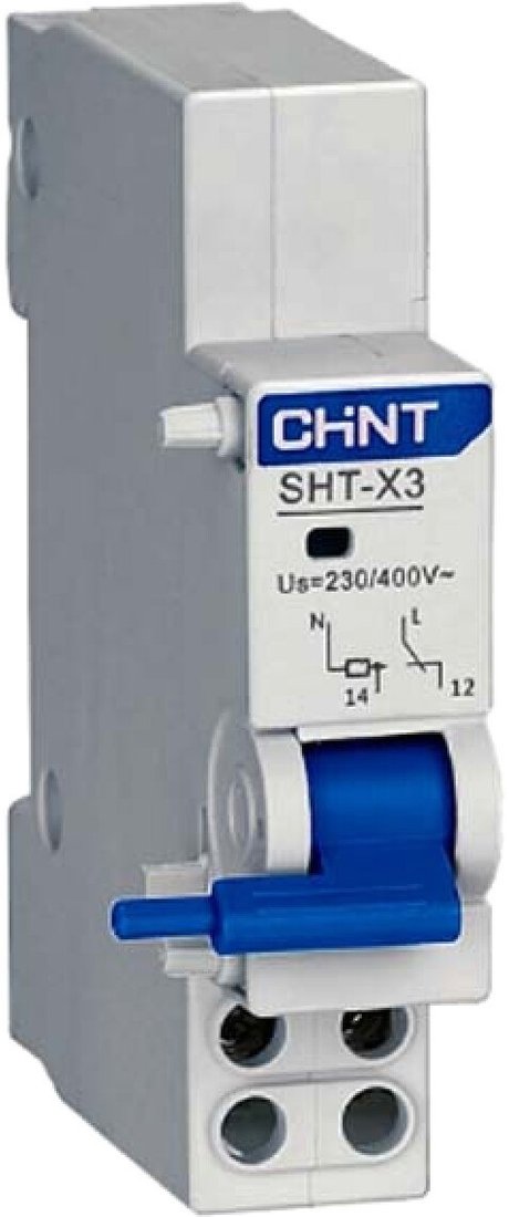 

Расцепитель независимый Chint SHT-X3 AC240V/AC415V для NXB-125G (R) 816989