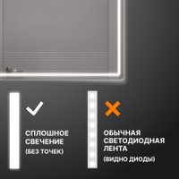 Vigo Шкаф с зеркалом навесной Geometry Classic 1000