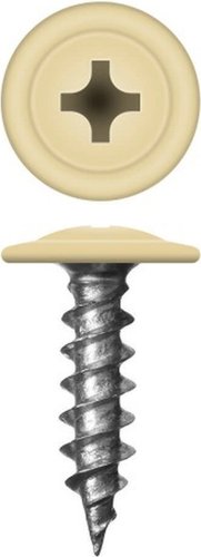 Саморез Admiral МЦП Острый 4.2x25мм RAL 1014 (500шт, слоновая кость)