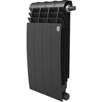 Биметаллический радиатор Royal Thermo Biliner B 500 Черный - 4 секций