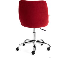 Офисное кресло TetChair Swan (флок, бордовый)