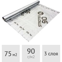 Пароизоляция Foliarex теплоотражающая Strotex Al 90 (75 м2)