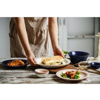 Блюдо AksHome Mulin 21x2 (синий)