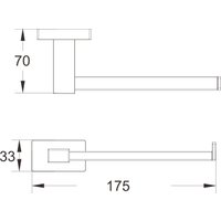 Держатель для туалетной бумаги Shevanik SG5615C