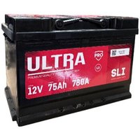 Автомобильный аккумулятор Ultra PRO R+ 780A (75 А·ч)