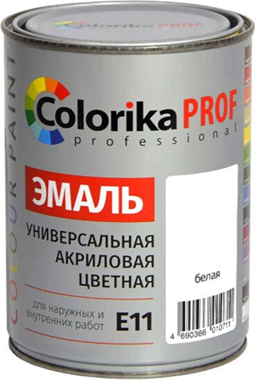 

Эмаль Colorika Prof E-11 0.9 л (белый)