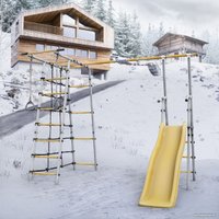 Игровой комплекс Romana Богатырь 103.07.06 (без качелей, серый/желтый)