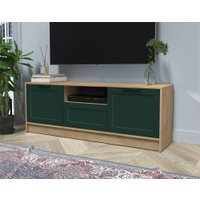 Тумба Интерлиния ТВ Концепт Тренд КТ-ТВ3-50 (дуб золотой/изумруд)