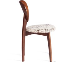 Стул TetChair Diamante мягкое сиденье (коричневый/крекс айвори)