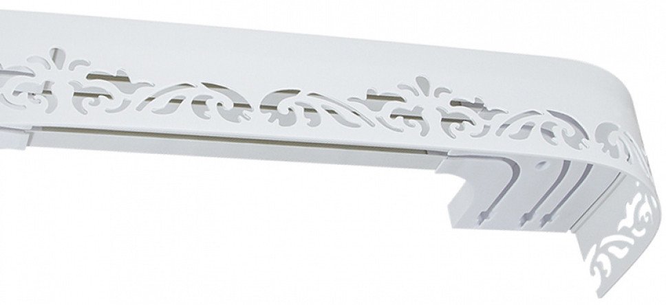 

Карниз для штор Legrand Лиана с поворотами 2.4м 58 066 125 (белый глянец)