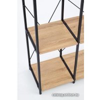 Стеллаж Halmar REG19 90/30/190 (дуб сонома/черный)