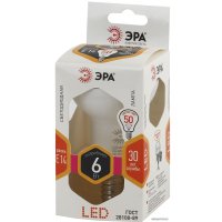 Светодиодная лампочка ЭРА LED R50 E14 6 Вт 2700 К