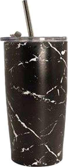 

Многоразовый стакан Miniso Black and White Series 530мл (черный/белый)