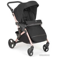 Универсальная коляска CAM Tris Fluido Easy (3 в 1, черный/розовое золото)