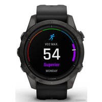 Умные часы Garmin Epix Pro Gen 2 Sapphire 42 мм (карбоново-серый титан/черный)