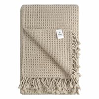 Плед Tkano Essential TK23-TH0003 (бежево-серый)