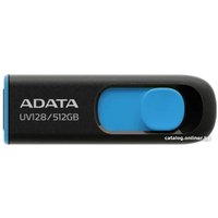 USB Flash ADATA DashDrive UV128 512GB (черный/синий)