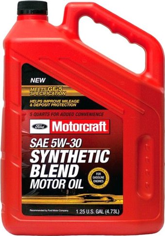 Моторное масло Ford Motorcraft Synthetic Blend 5W-30 4.73л