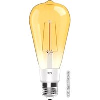 Светодиодная лампочка Yeelight Smart LED Filament Bulb ST64 YLDP23YL E27 6 Вт 2700K