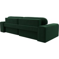 Угловой диван Лига диванов Лига-029 левый 121926L (велюр зеленый)