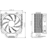 Кулер для процессора DeepCool GAMMAXX 400 DP-MCH4-GMX400WH