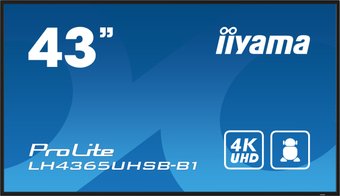 Информационная панель iiyama ProLite LH4365UHSB-B1