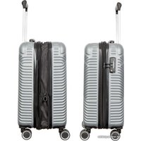 Чемодан-спиннер Gianni Conti Valencia GC201 55 см (серебристо-серый)