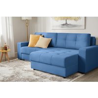 Угловой диван Mio Tesoro Манчестер 292 1.5ек-1.5пф (840 синий)