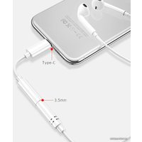 Адаптер USBTOP USB3.1 Type-C - Jack 3.5 мм