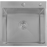 Кухонная мойка Astir Decor Satin 55х50 (с сифоном, дозатором и коландером)