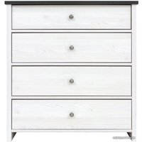 Комод Black Red White Порто KOM4S (джанни/сосна ларико)