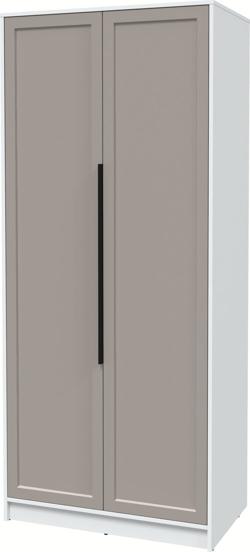 

Шкаф распашной Интерлиния Концепт Тренд КТ-Ш2 (белый платинум/луна)