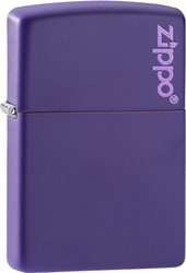 Classic Purple Matte Zippo Logo 237ZL