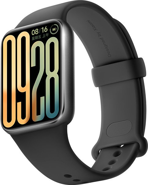 Фитнес-браслет Xiaomi Smart Band 9 Pro (серый, с черным силиконовым ремешком, китайская версия)
