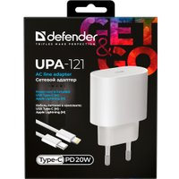Сетевое зарядное Defender UPA-121 USB Type-C - Lightning
