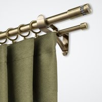 Карниз для штор Sundays Home Волна Имидж 25мм+16мм двухрядный (антик, 1.6м)