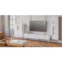 Шкаф распашной Неман мебель Лоренсо МН-043-03 (белый) в Солигорске