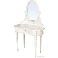 Туалетный столик с зеркалом ГрандМодерн Без деколи 89x40x142 (ваниль)