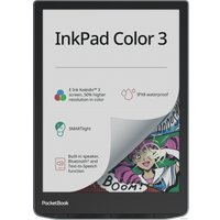 Электронная книга PocketBook 743K3 InkPad Color 3 (черный/серебристый)