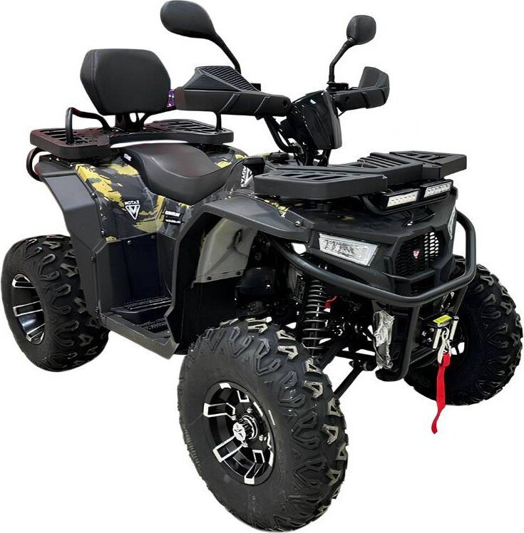 Квадроцикл Motax Grizlik W200 Lux (черный/коричневый камуфляж)