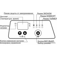 Конвектор ELBOOM ЭВ1-УБАТ1-1.0/230 БЕ