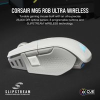 Игровая мышь Corsair M65 RGB Ultra Wireless (белый)