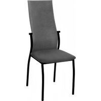 Стул Древпром Престиж ДП2-19 (черный матовый/катания графит)